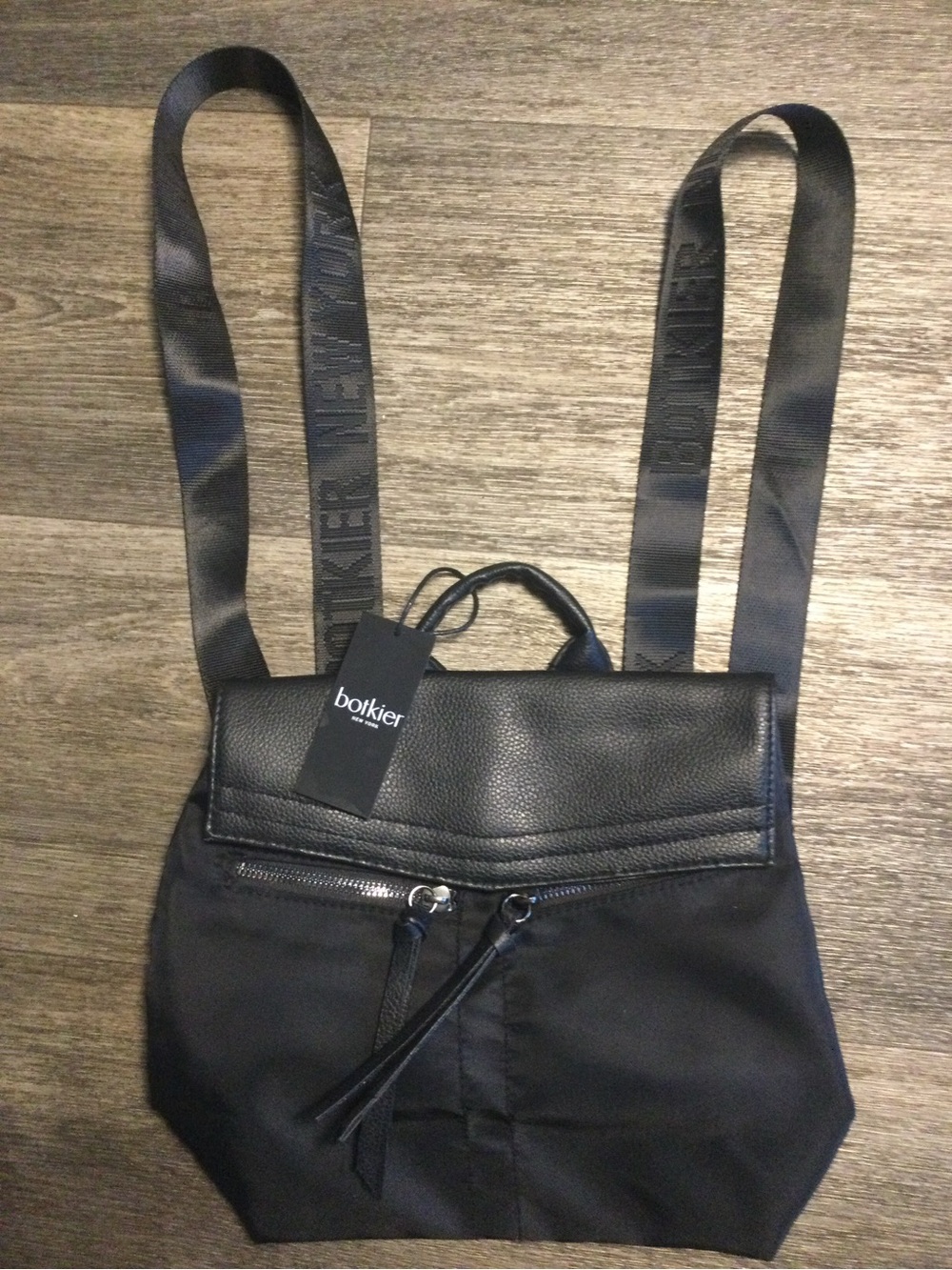 Botkier Black Backpack - Sleek Urban Carry